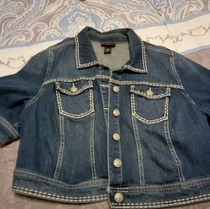 Lane Bryant jean jacket size 16